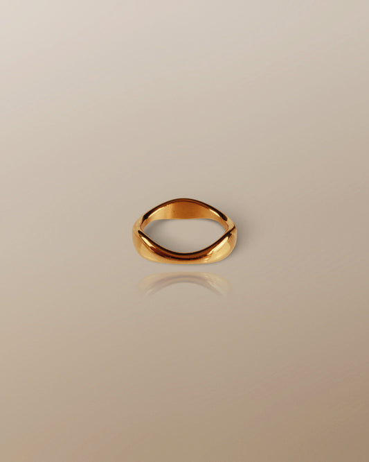 The Molten Minimalist Ring in 18K Gold