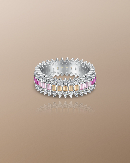 Marsha Pave Ring in Sterling Silver