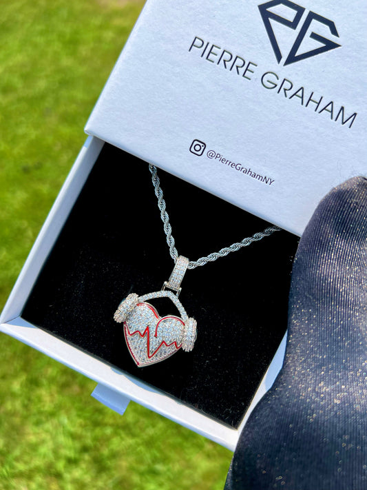 Heartwave to Soul Pendant in Silver