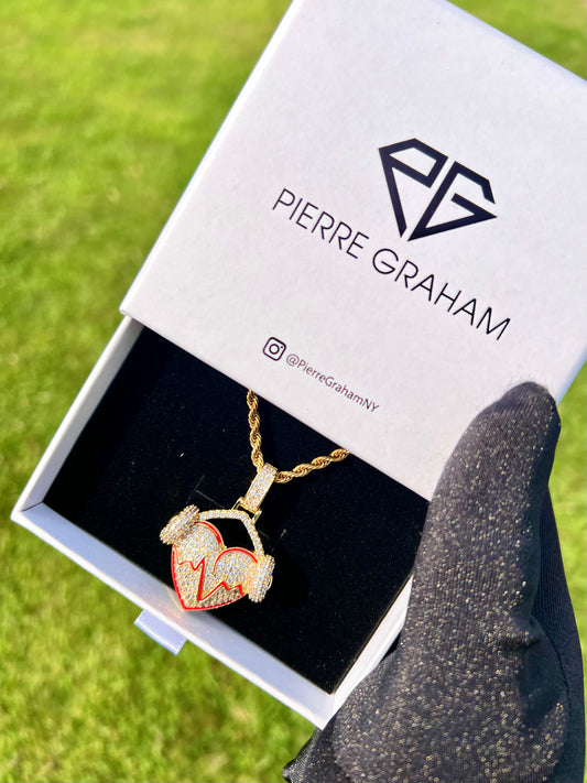 Heartwave to Soul Pendant in 14K Gold