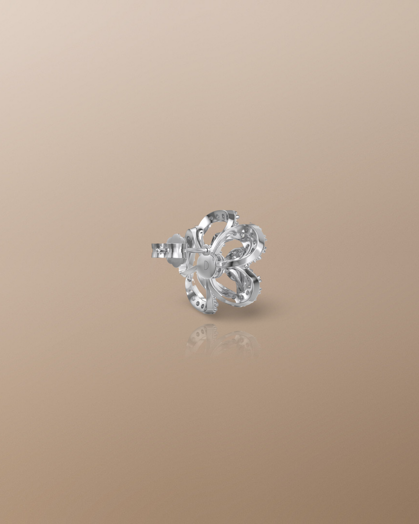 The Zahara Rose Earrings in 925 Sterling Silver