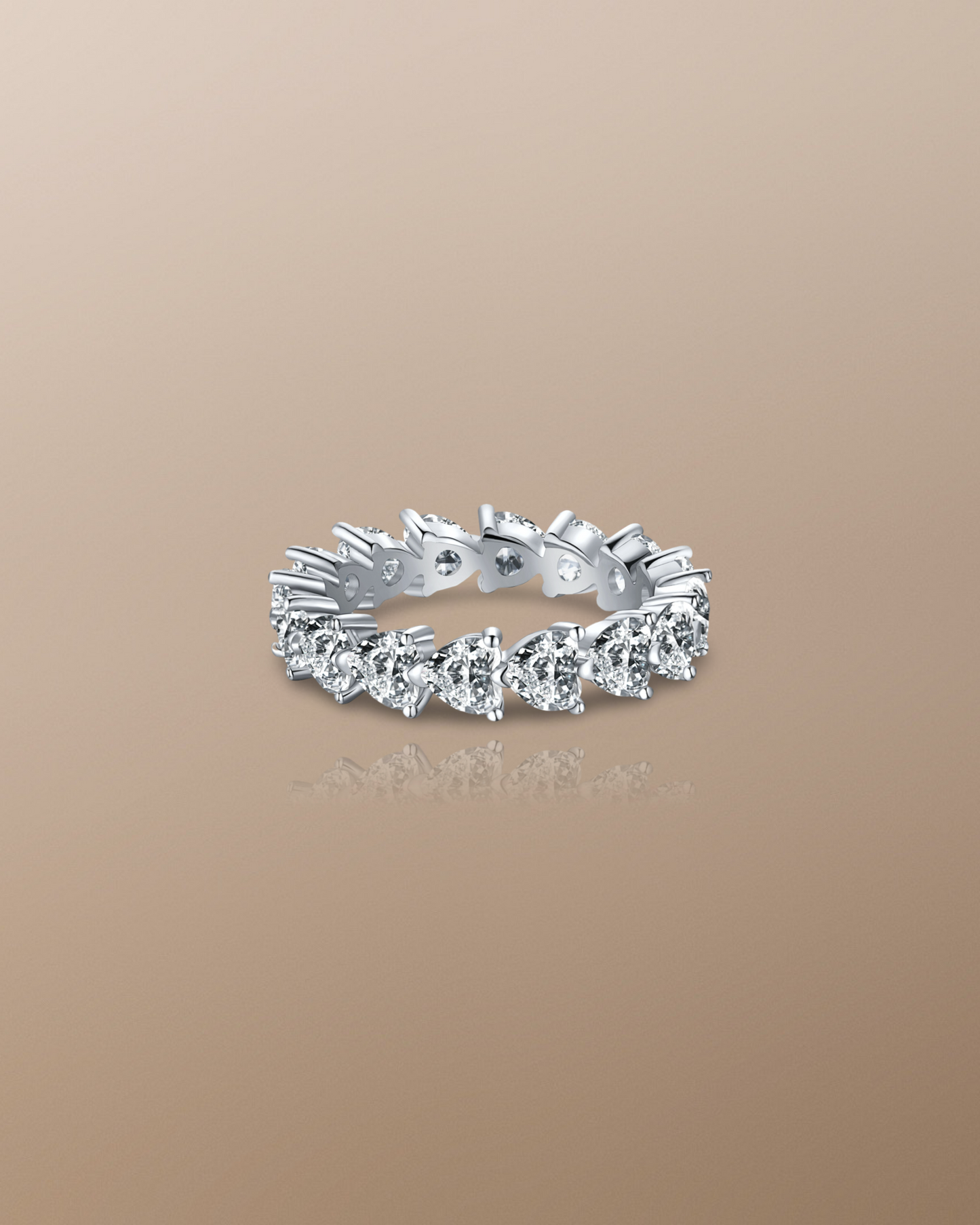Valentina Pave Ring in Sterling Silver