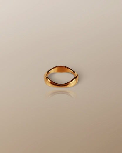 The Molten Minimalist Ring in 18K Gold