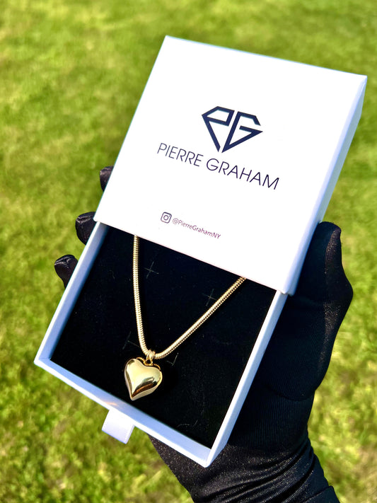 The Gilded Heart Pendant Necklace in 18K
