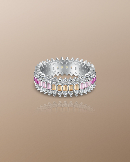 Marsha Pave Ring in Sterling Silver