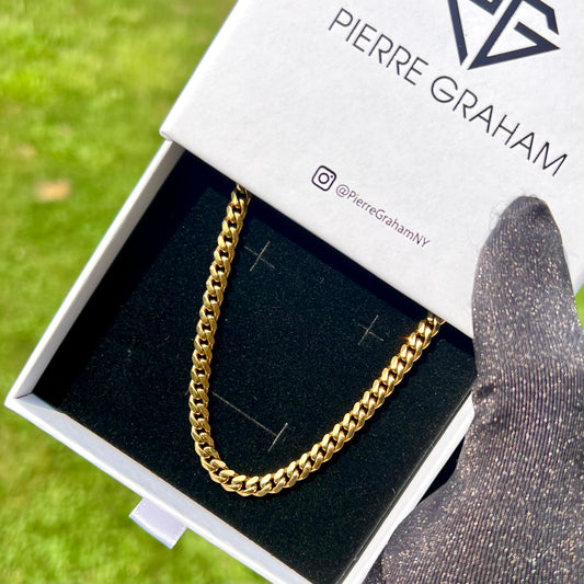 The Six - 5mm Cuban Link Chain Necklace in 14K Gold