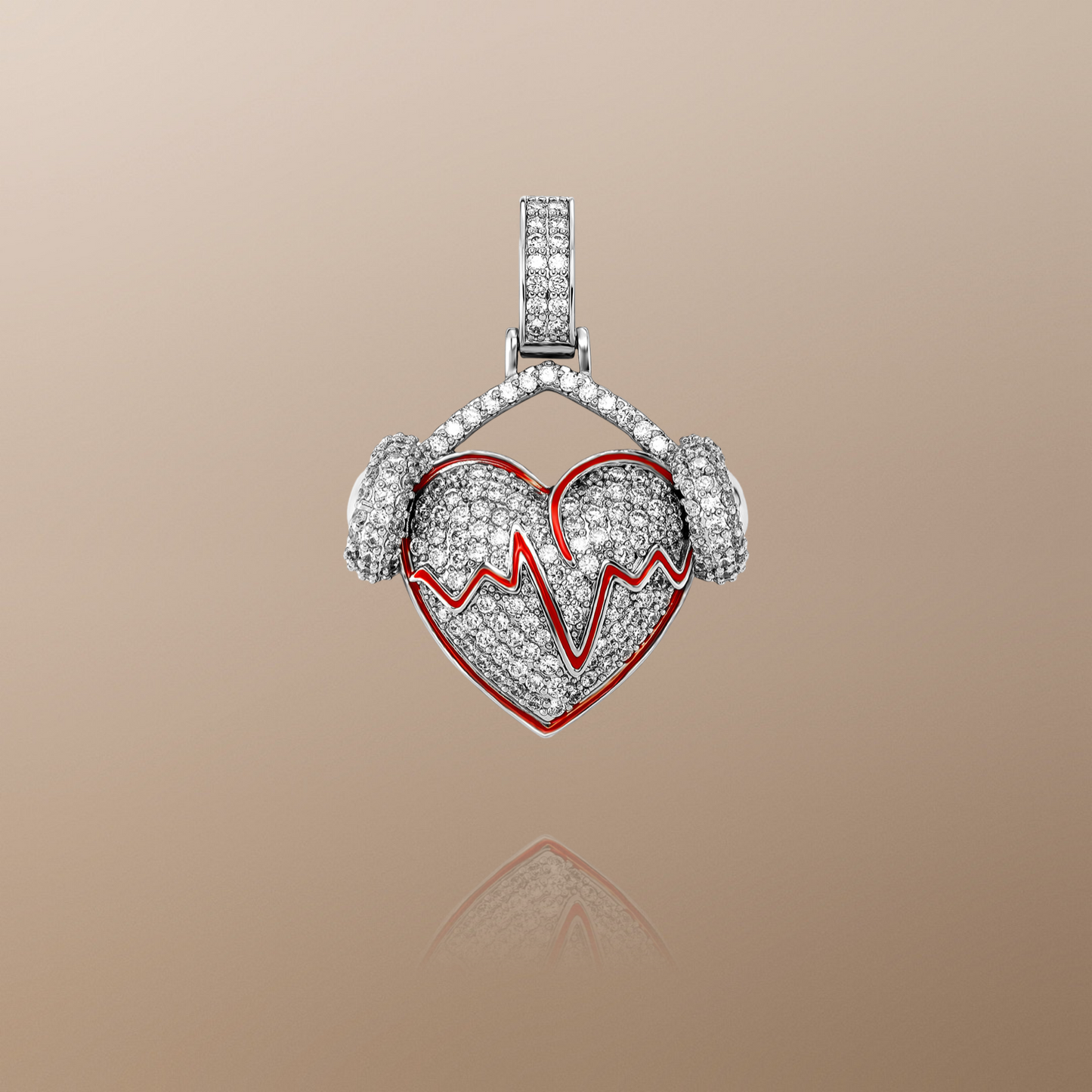 Heartwave to Soul Pendant in Silver