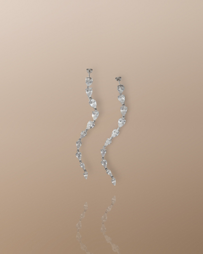 The Raven, Lost in Love Drop Tennis Earrings