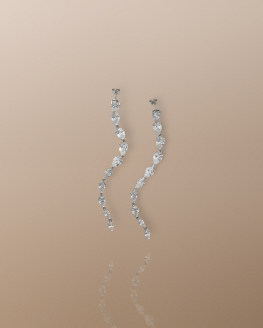 The Raven, Lost in Love Drop Tennis Earrings