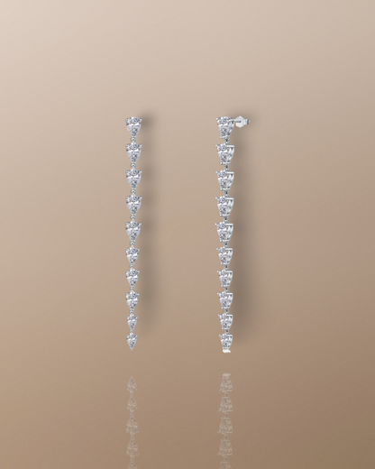The Raven, Lost in Love Drop Tennis Earrings