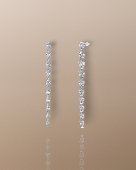 The Raven, Lost in Love Drop Tennis Earrings