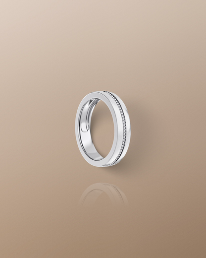 The Avery 4.5mm Lovers Band in 925 Sterling Silver