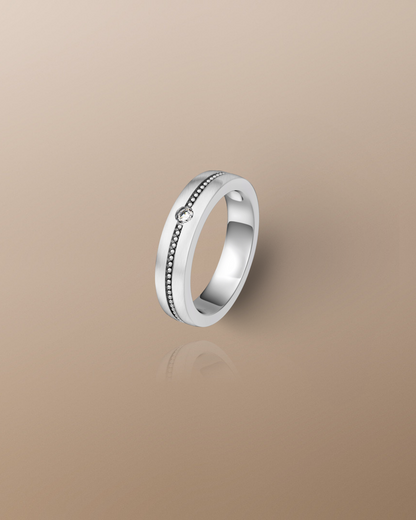 The Avery 4.5mm Lovers Band in 925 Sterling Silver