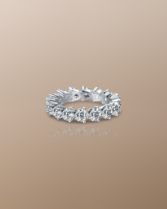 Valentina Pave Ring in Sterling Silver
